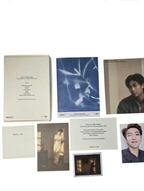 BTS RM Kim Namjoon Record of RM: Indigo CD Bundle Inserts Photocards Poster Solo